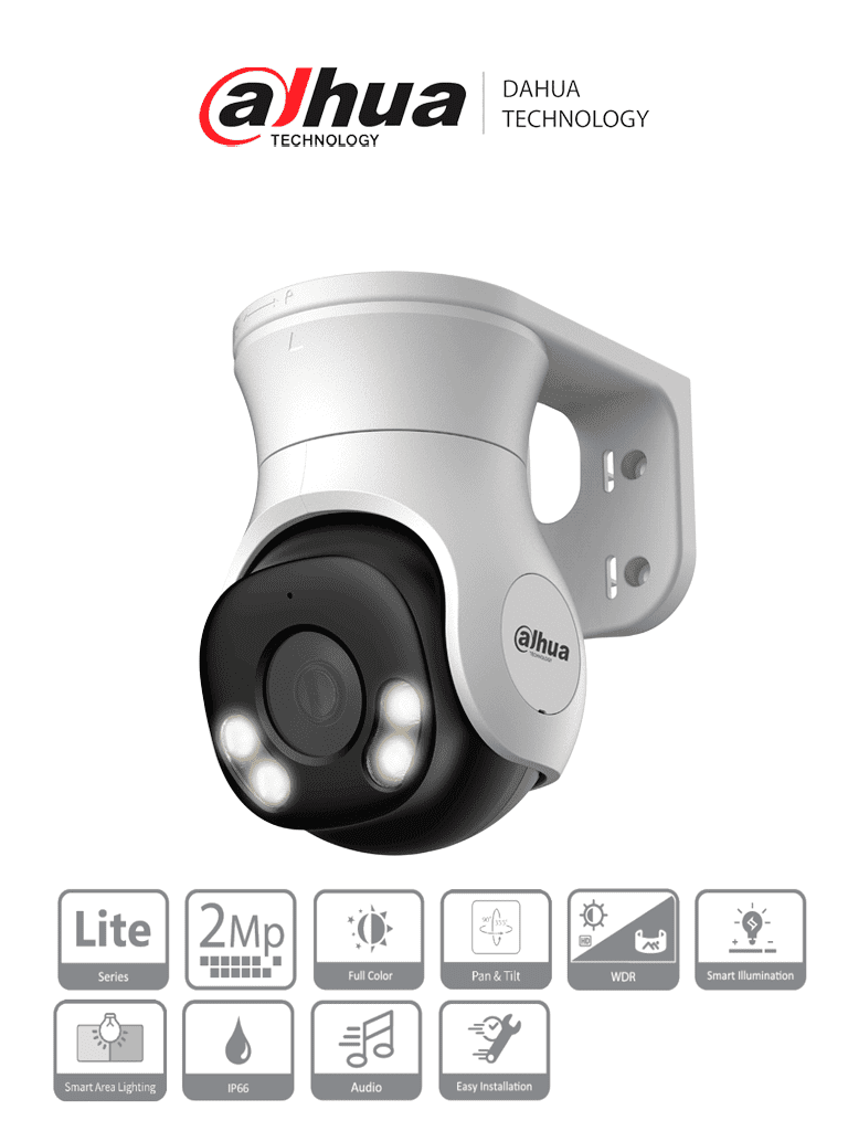 Camara PT de 2 Megapixeles Full Color